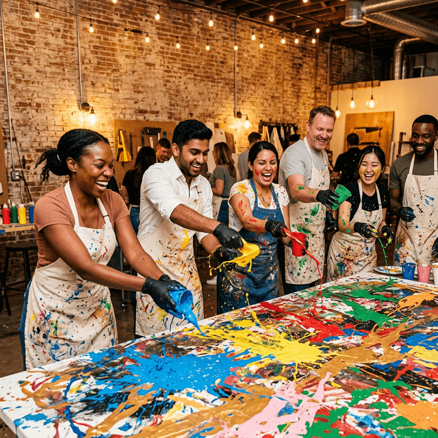 Teambuilding Events im Kreativstudio